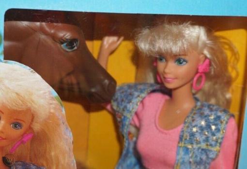 Mattel - Barbie - All American - Barbie with Star Stepper Horse - Doll